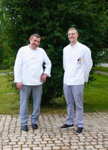 Meistervater Steffen Rach mit Meistersohn Pascal Rach